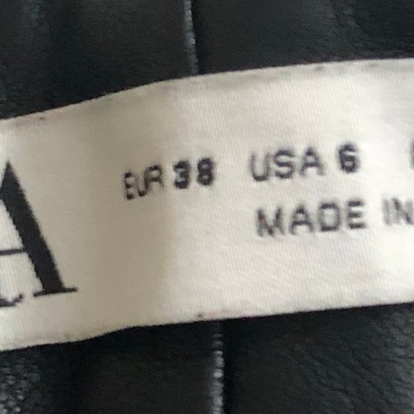 Zara Faux Leather Pants- 6 - Picture 2 of 3